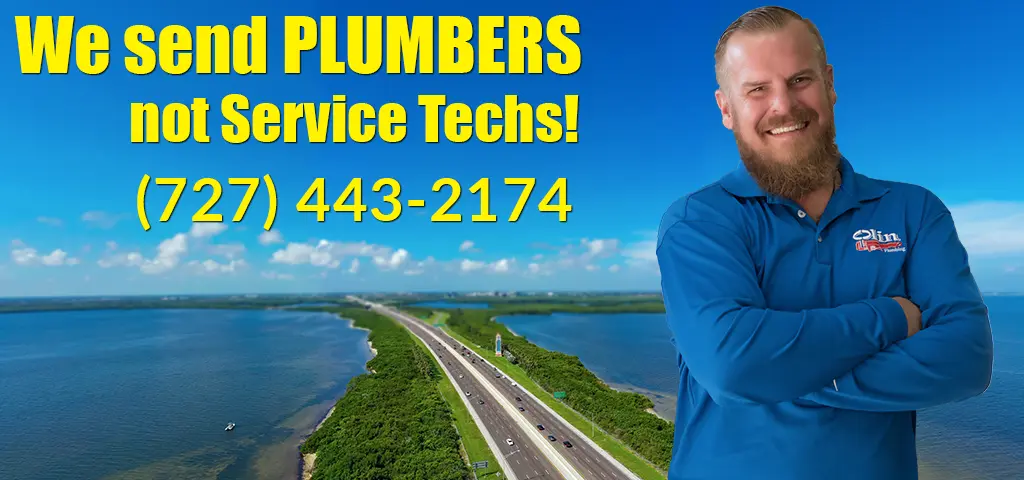 We Send Plumbers Not Service Techs 727-443-2174