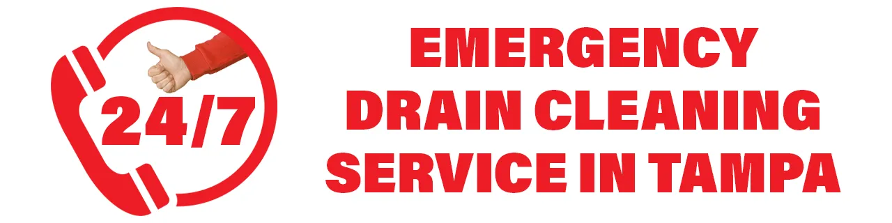 24/7 Emergency Drain Cleaning Service In Tampa