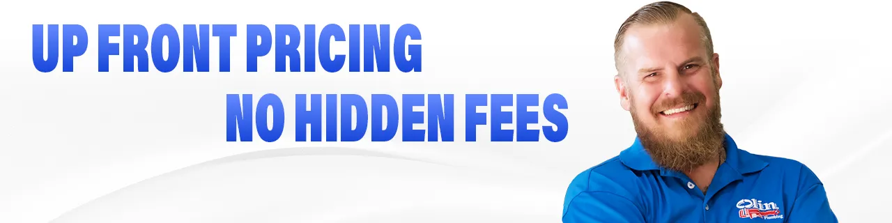 Up Front Pricing No Hidden Fees