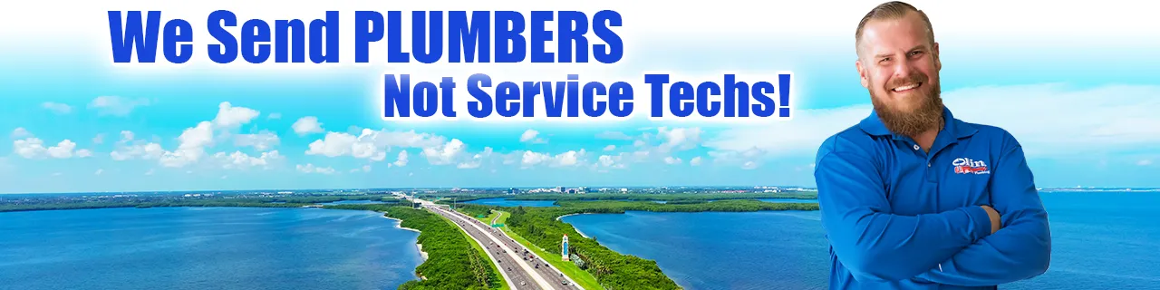 We Send Plumbers Not Service Techs We Send Plumbers Not Service Techs