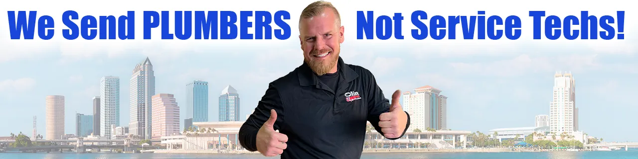 We Send Plumbers Not Service Techs