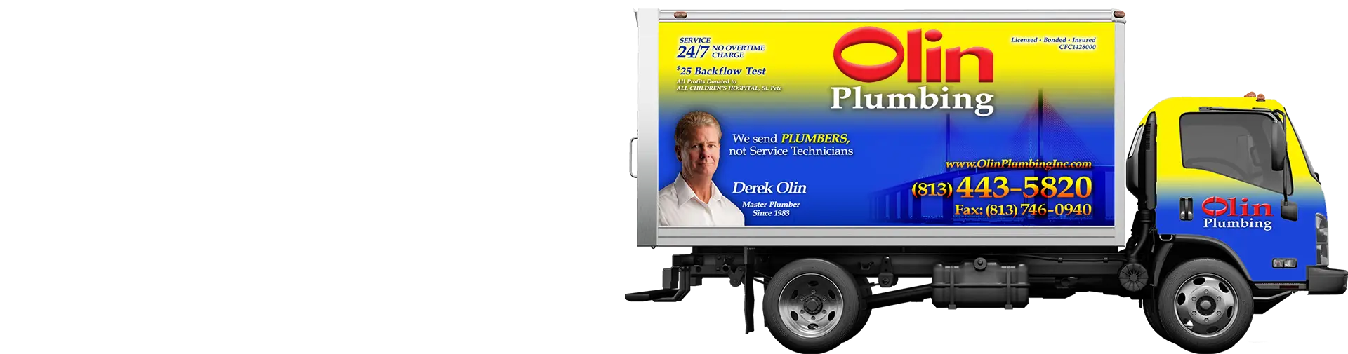 Olin Plumbing Truck