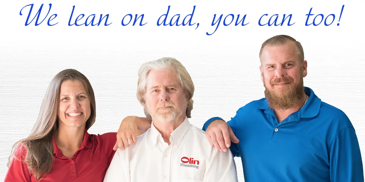 We lean on dad, you can too!